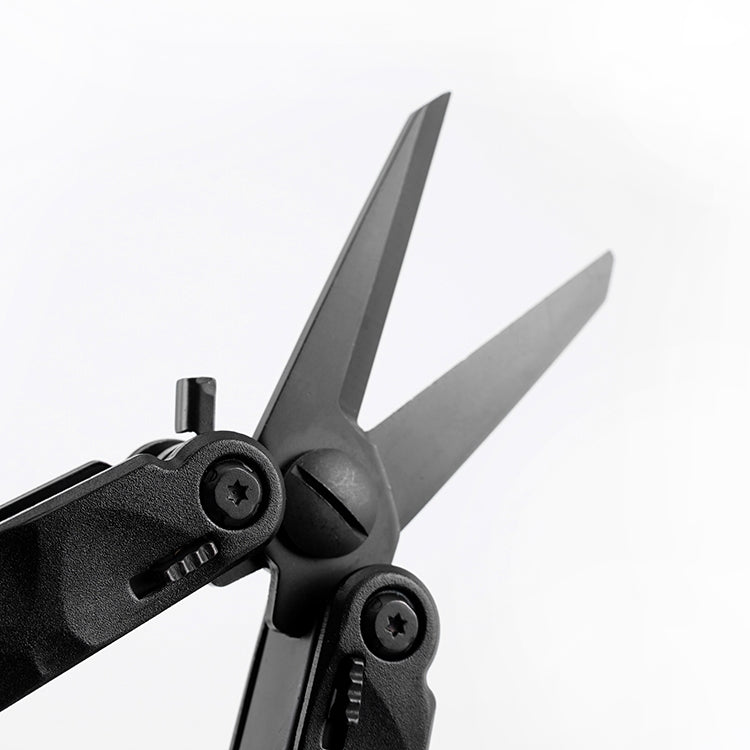 10 in 1 Outdoor Camping Survival Tool Foldable Multifunctional Pocket Scissors(Black) - Emergency Tools by PMC TechLife | Online Shopping South Africa | PMC TechLife