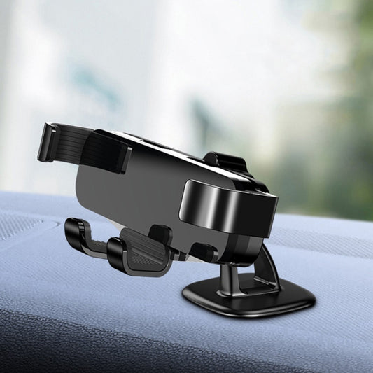 650 Vehicle-mounted Mobile Phone Gravity Bracket Air Outlet Navigation Holder, Color:Paste Black - Car Holders by PMC Jewellery | Online Shopping South Africa | PMC Jewellery