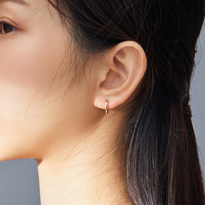 Simple Earrings Sterling Silver S925 Earrings Ear Buckles, Color:Gold - Stud Earrings & Earrings by PMC Jewellery | Online Shopping South Africa | PMC Jewellery | Buy Now Pay Later Mobicred