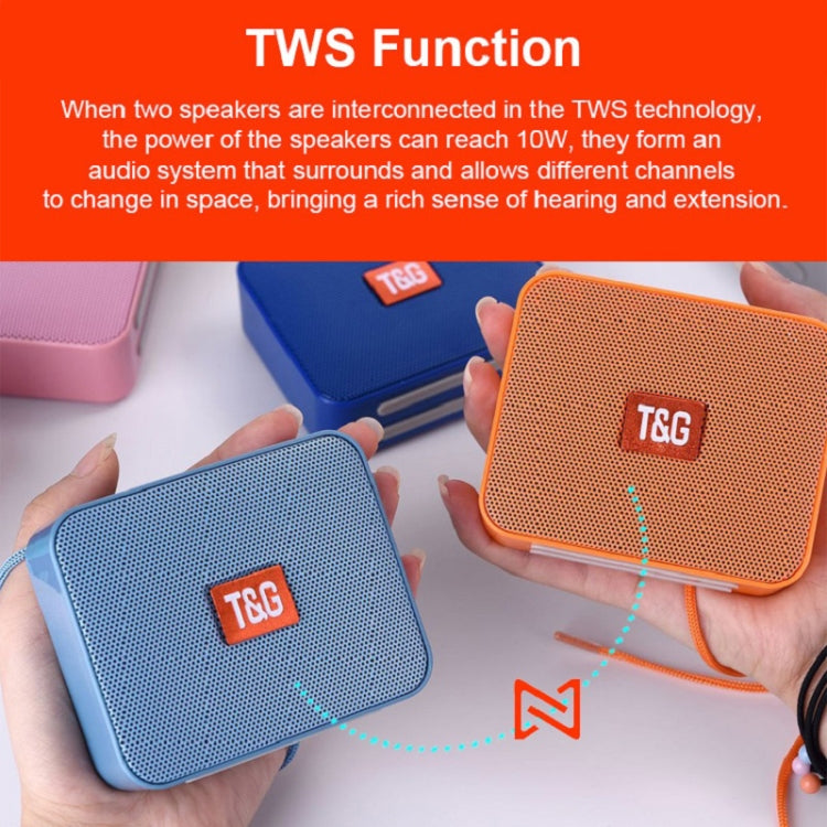 T&G TG166 Color Portable Wireless Bluetooth Small Speaker(Orange) - Mini Speaker by T&G | Online Shopping South Africa | PMC Jewellery