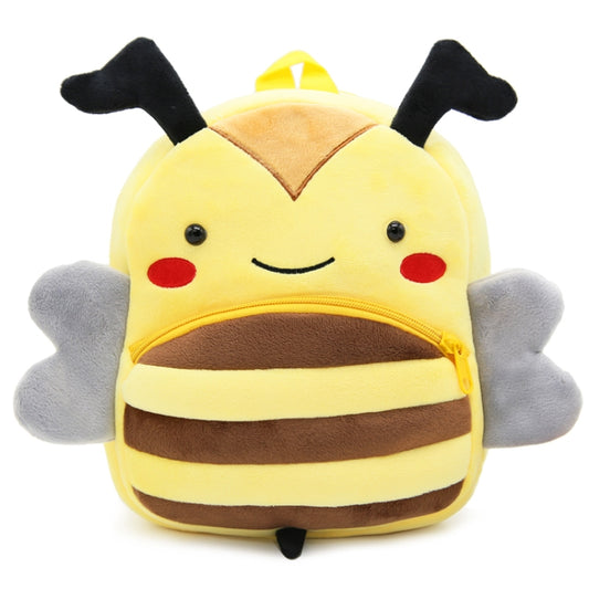 Kids 3D Animal Velvet Backpacks Children Cartoon Kindergarten Toys Gifts School Bags(Bee) - Kids Bags by PMC Jewellery | Online Shopping South Africa | PMC Jewellery