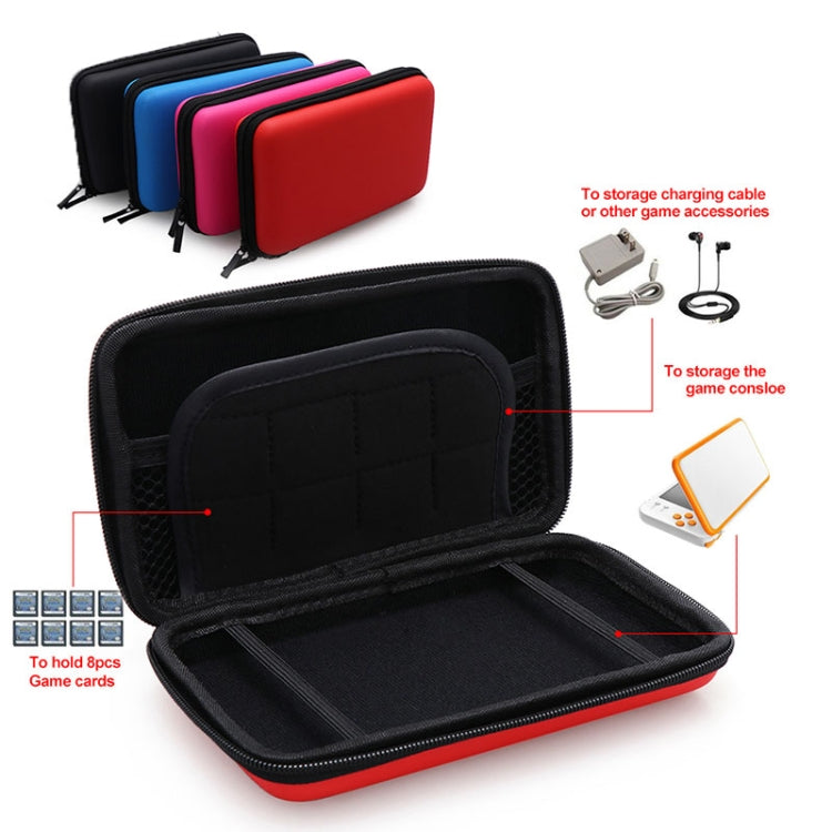 For Nintendo 2DS XL Hard EVA Protective Storage Case Cover Holder(Black) - Bags by PMC Jewellery | Online Shopping South Africa | PMC Jewellery