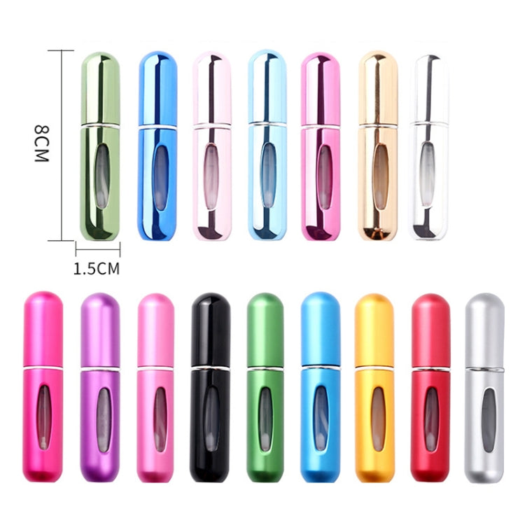 Portable Mini Aluminum Refillable Perfume Bottle Spray Empty Cosmetic Containers Atomizer, Capacity:5ml(Bright Silver) - Cosmetics bottle by PMC Jewellery | Online Shopping South Africa | PMC Jewellery