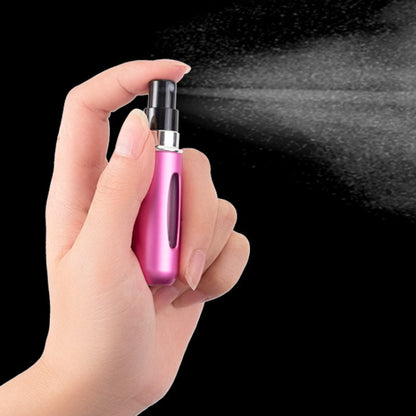 Portable Mini Aluminum Refillable Perfume Bottle Spray Empty Cosmetic Containers Atomizer, Capacity:5ml(Bright Silver) - Cosmetics bottle by PMC Jewellery | Online Shopping South Africa | PMC Jewellery