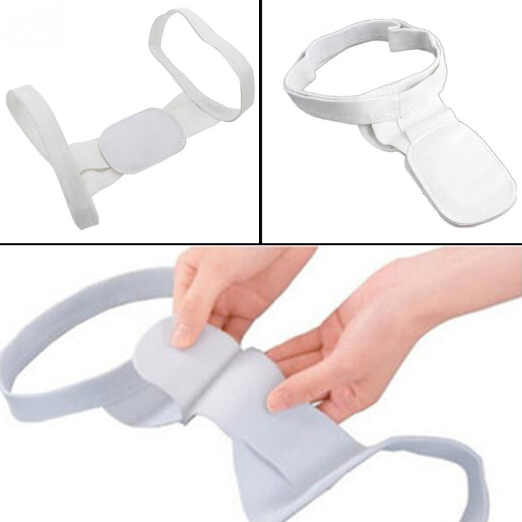 Adjustable Women Back Posture Corrector Shoulder Support Brace Belt Health Care Back Posture Belt, Size:L(White) - Corrector by PMC Jewellery | Online Shopping South Africa | PMC Jewellery