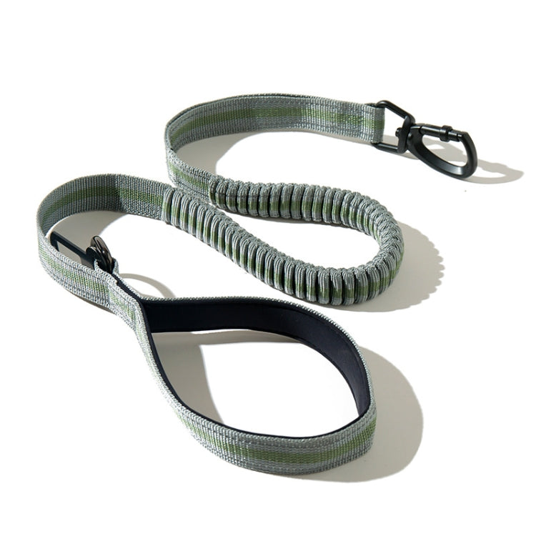 Dog Outdoor Anti-Scourge Traction Rope Nylon Reflective Elastic Stretch Dog Walking Rope( Green) - Leashes by PMC Jewellery | Online Shopping South Africa | PMC Jewellery