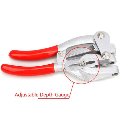 16 in 1 Stainless Steel Copper Aluminum Strip Iron Leather Plastic Manual Punching Pliers Punching Machine Set - Pliers by PMC Jewellery | Online Shopping South Africa | PMC Jewellery