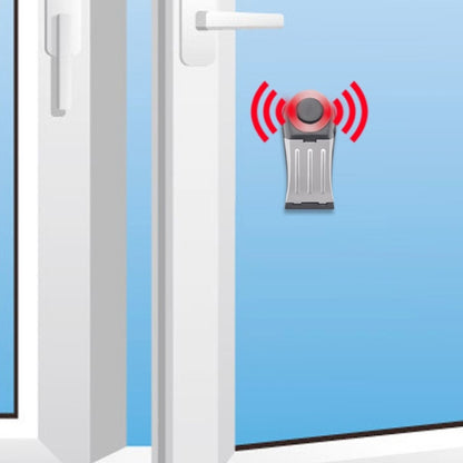 MSA-803 Window Vibration Alarm Door Stopper Flashing Light Burglar Alarm - Door Window Alarm by PMC Jewellery | Online Shopping South Africa | PMC Jewellery