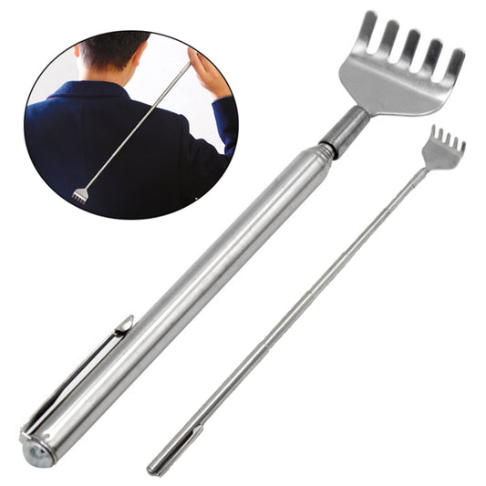 2 PCS Extendable Back Scratcher Stainless Steel Telescopic Anti Itch Claw Massager Extender - Massage & Relaxation by PMC Jewellery | Online Shopping South Africa | PMC Jewellery