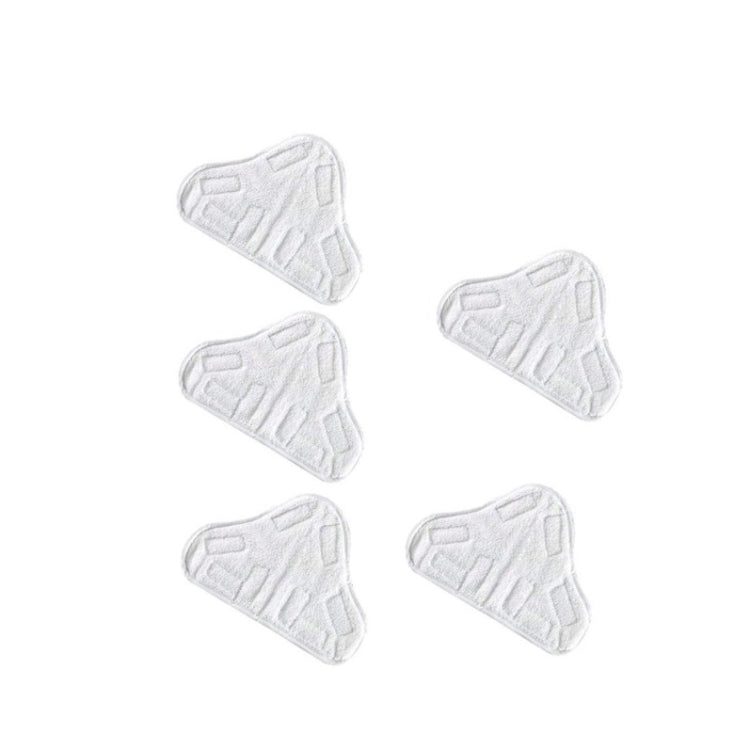 5 PCS Steam Mop Triangle Cloth Cover Replacement Pad for X5/H2O - Other Accessories by PMC Jewellery | Online Shopping South Africa | PMC Jewellery