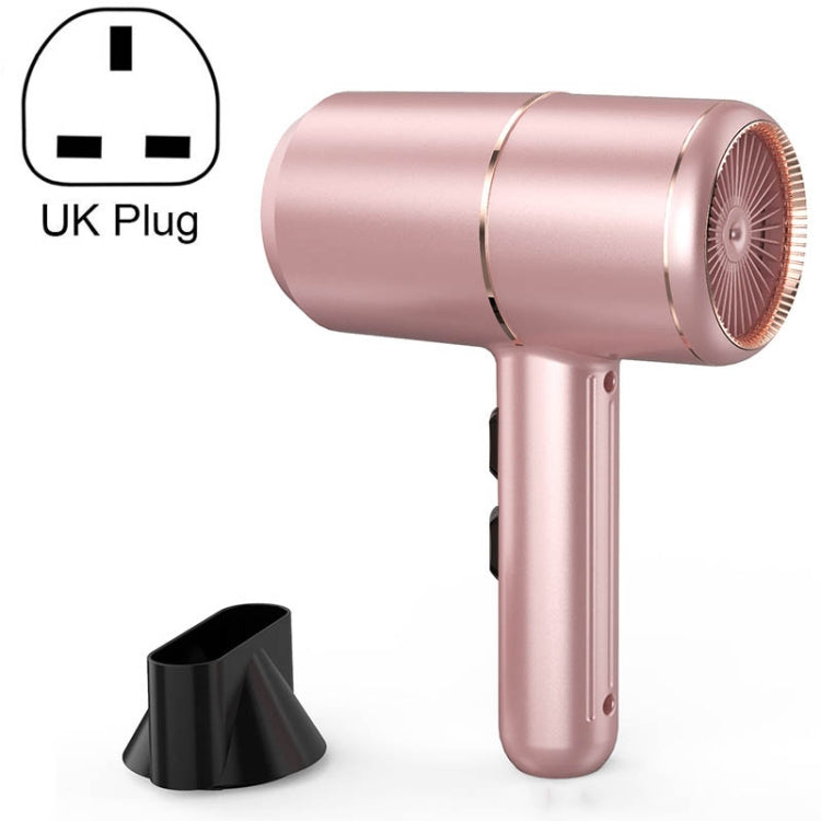 Home Dormitory Mute High-Power Hot And Cold Air Hair Dryer, 220V UK Plug(Pink) - Hair Dryers & Accessories by PMC Jewellery | Online Shopping South Africa | PMC Jewellery