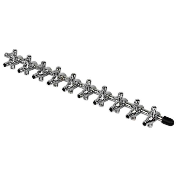Fish Tank Oxygen Pipe Stainless Steel Distributor Oxygen Regulating Valve, Specification: Ten Heads - Air Pumps by PMC TechLife | Online Shopping South Africa | PMC TechLife