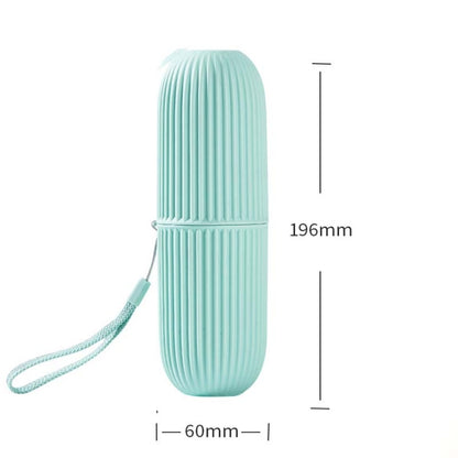 1pc Simple Travel Washing Cup Portable Toothbrush Storage Box Multifunctional Brushing Cup(Blue) - Storage Boxes by PMC Jewellery | Online Shopping South Africa | PMC Jewellery