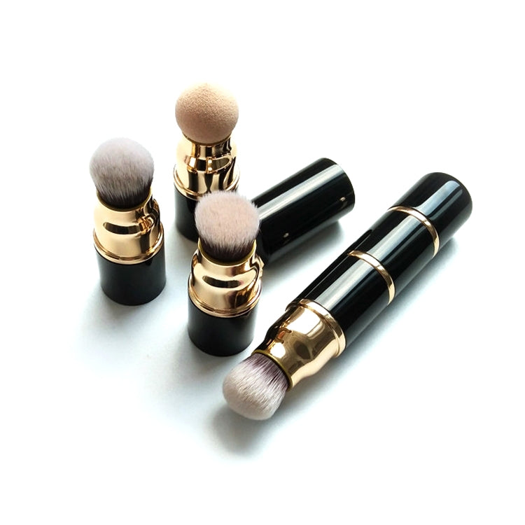 Three-In-One Makeup Brush Stitching Combination Makeup Brush Foundation Brush Loose Powder Brush Sponge Egg - Makeup Brushes by PMC Jewellery | Online Shopping South Africa | PMC Jewellery