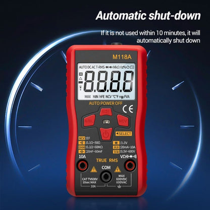 ANENG M118A High-Precision Automatic Range Multimeter Multi-Function Small Electrician Instrumentation Digital Universal Meter - Digital Multimeter by ANENG | Online Shopping South Africa | PMC Jewellery