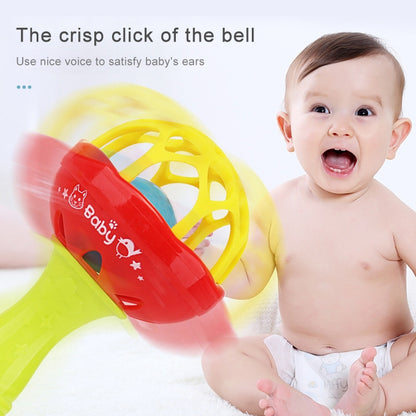 Baby Rattles Toy Intelligence Grasping Gums Plastic Hand Bell Rattle Funny Educational Toy，Color Random Delivery - Baby Toys by PMC Jewellery | Online Shopping South Africa | PMC Jewellery