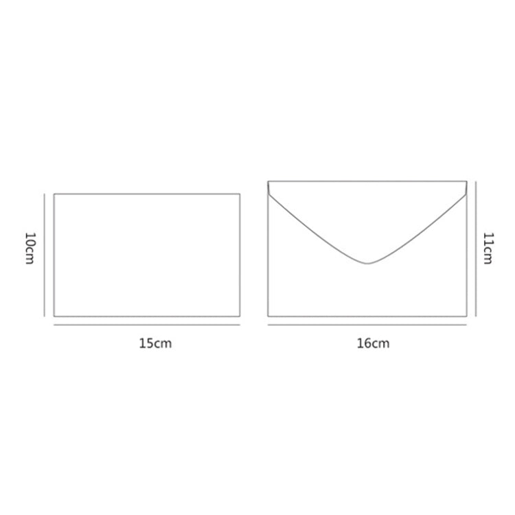 6pcs / Set Thank You Card Creative Half-Fold Greeting Card with Envelope - Envelopes by PMC Jewellery | Online Shopping South Africa | PMC Jewellery