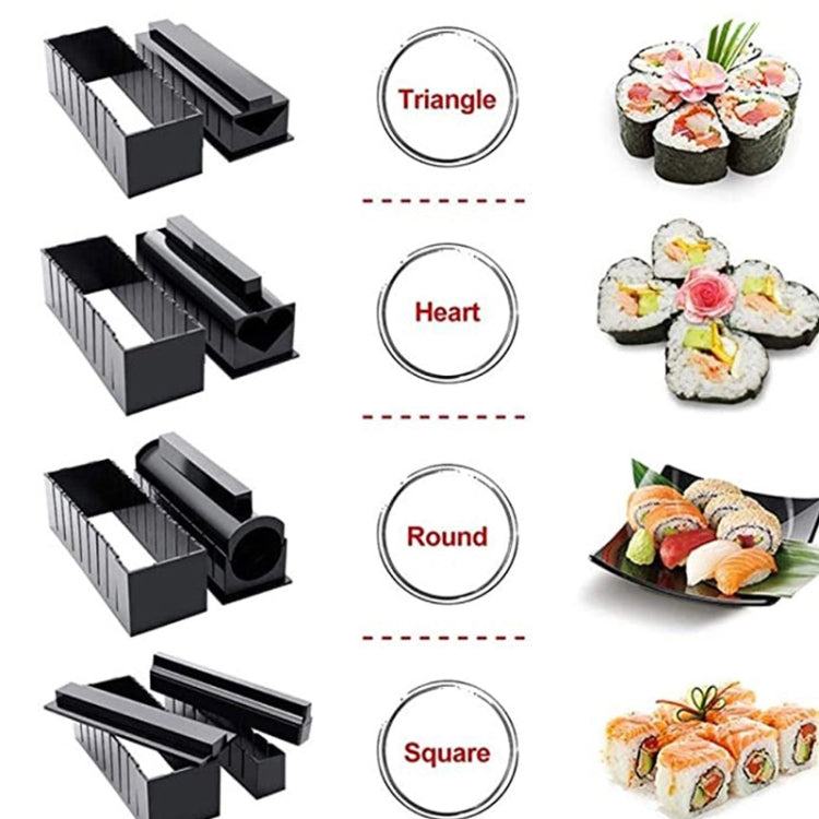 11 in 1 Sushi Mold With Sushi Knife Rice Ball Mold DIY Home Creative Sushi Roll Set - Food Molds by PMC Jewellery | Online Shopping South Africa | PMC Jewellery