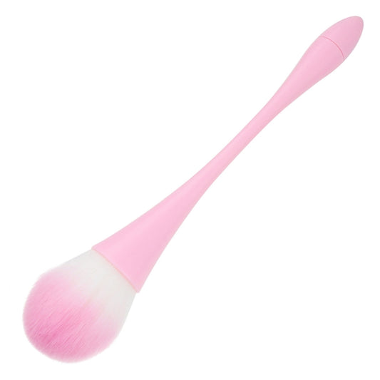 2 PCS Single Small Waist Makeup Brush Nail Powder Dust Blush Loose Powder Brush, Specification: Pink Rod Pink Hair - Makeup Brushes by PMC Jewellery | Online Shopping South Africa | PMC Jewellery