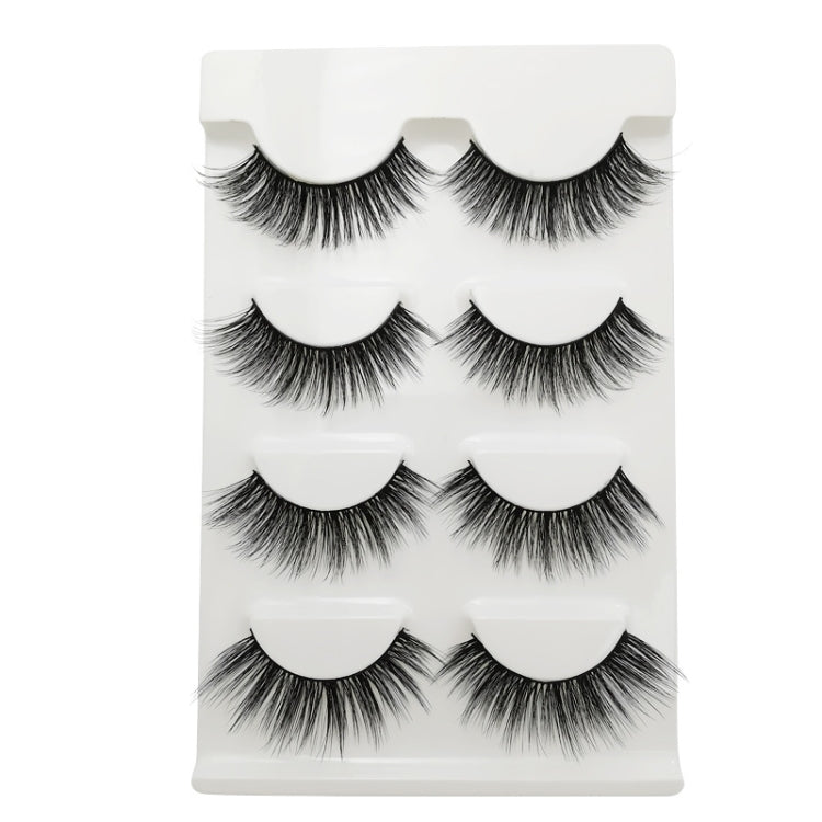 2 PCS 4 Pairs In One Box Handmade Mink False Eyelashes Slender And Long Three-Dimensional Multilayer Eyelashes(G109) - Eyes by PMC Jewellery | Online Shopping South Africa | PMC Jewellery