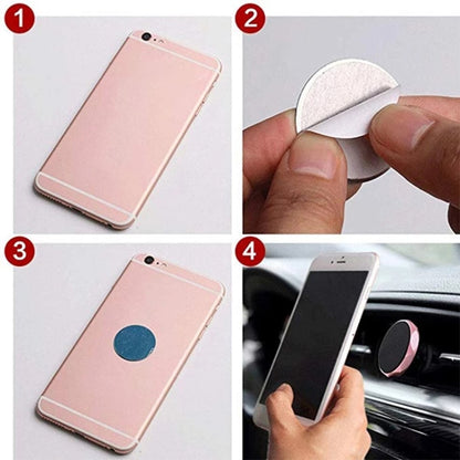 20 PCS Metal Plate Disk Iron Sheet For Magnetic Car Phone Stand Holder(35x0.3mm) - Hand-Sticking Bracket by PMC Jewellery | Online Shopping South Africa | PMC Jewellery