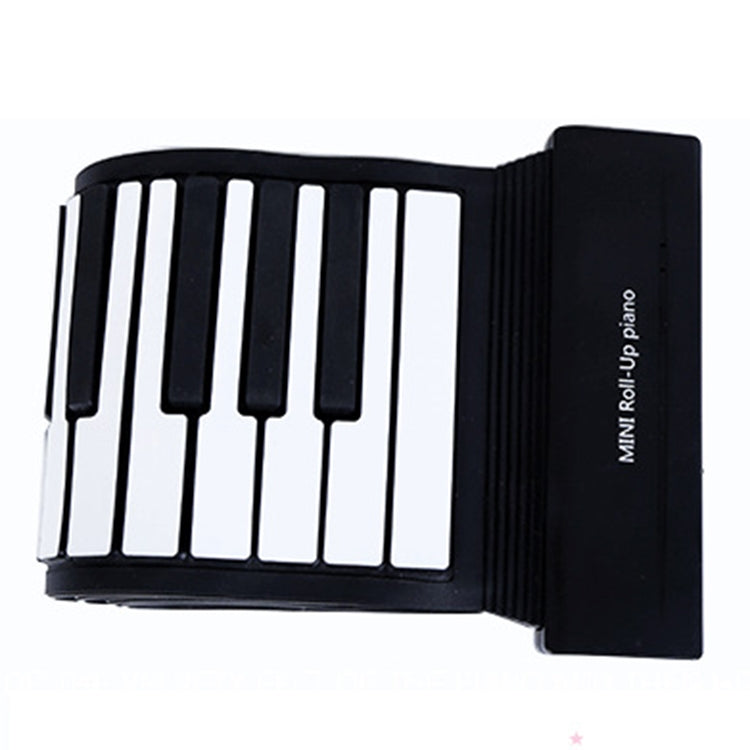 MIDI88 88-Key Hand-Rolled Foldable Piano Professional MIDI Soft Keyboard Simulated Practice Portable Electronic Piano(Black English) - Keyboard Instruments by PMC Jewellery | Online Shopping South Africa | PMC Jewellery