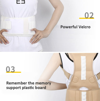 Adult Back Posture Correction Belt Kyphosis Correction Body Restraint Belt, Specification: M(Blue) - Corrector by PMC Jewellery | Online Shopping South Africa | PMC Jewellery