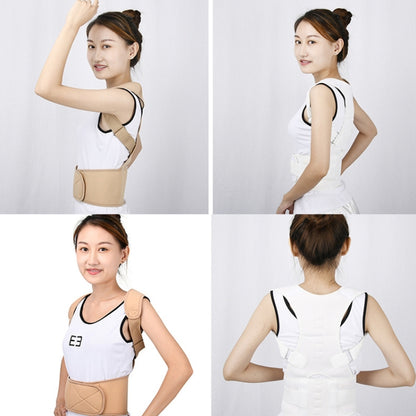 Adult Back Posture Correction Belt Kyphosis Correction Body Restraint Belt, Specification: XXL(White) - Corrector by PMC Jewellery | Online Shopping South Africa | PMC Jewellery