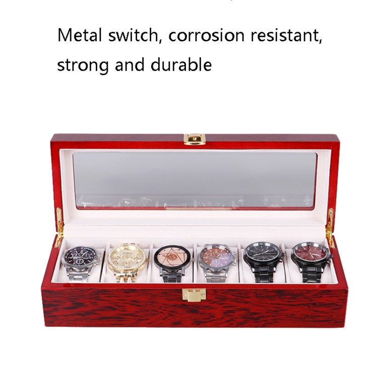 Wooden Baking Paint Watch Box Jewelry Storage Display Box(3-bit Spray Paint) - Watch Storages by PMC Jewellery | Online Shopping South Africa | PMC Jewellery | Buy Now Pay Later Mobicred