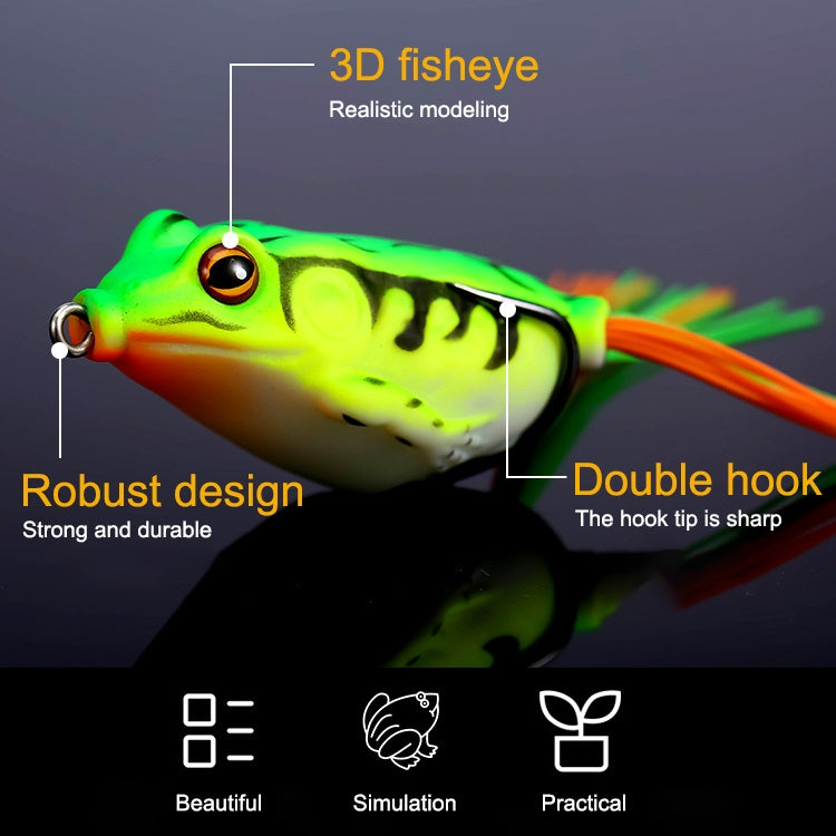 Bionic Thunder Frog Lure Bait Simulation Fishing Bait, Specification: 5.0cm/9g(23) - Fishing Lures by PMC TechLife | Online Shopping South Africa | PMC TechLife