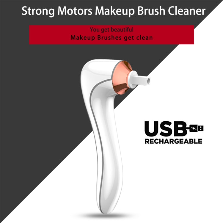 Electric Scrubber Make-Up Brush Cleaning Machine Automatic Dryer USB Rechargeable Make-Up Brush Cleaner(Black) - Tools by PMC Jewellery | Online Shopping South Africa | PMC Jewellery