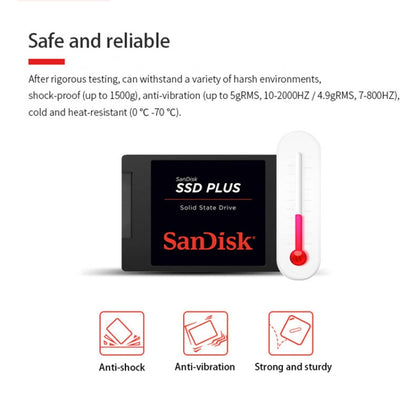 SanDisk SDSSDA 2.5 inch Notebook SATA3 Desktop Computer Solid State Drive, Capacity: 1TB - External Solid State Drives by SanDisk | Online Shopping South Africa | PMC Jewellery | Buy Now Pay Later Mobicred