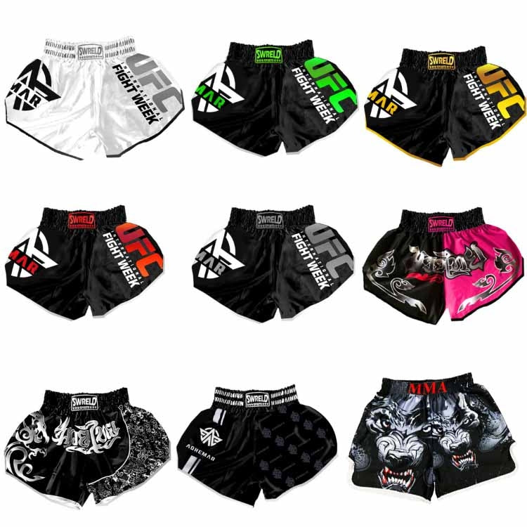 SWERLD Boxing/MMA/UFC Sports Training Fitness Shorts, Size: S(4) - Sports Shorts by SWERLD | Online Shopping South Africa | PMC Jewellery