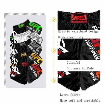 SWERLD Boxing/MMA/UFC Sports Training Fitness Shorts, Size: M(5) - Sports Shorts by SWERLD | Online Shopping South Africa | PMC Jewellery