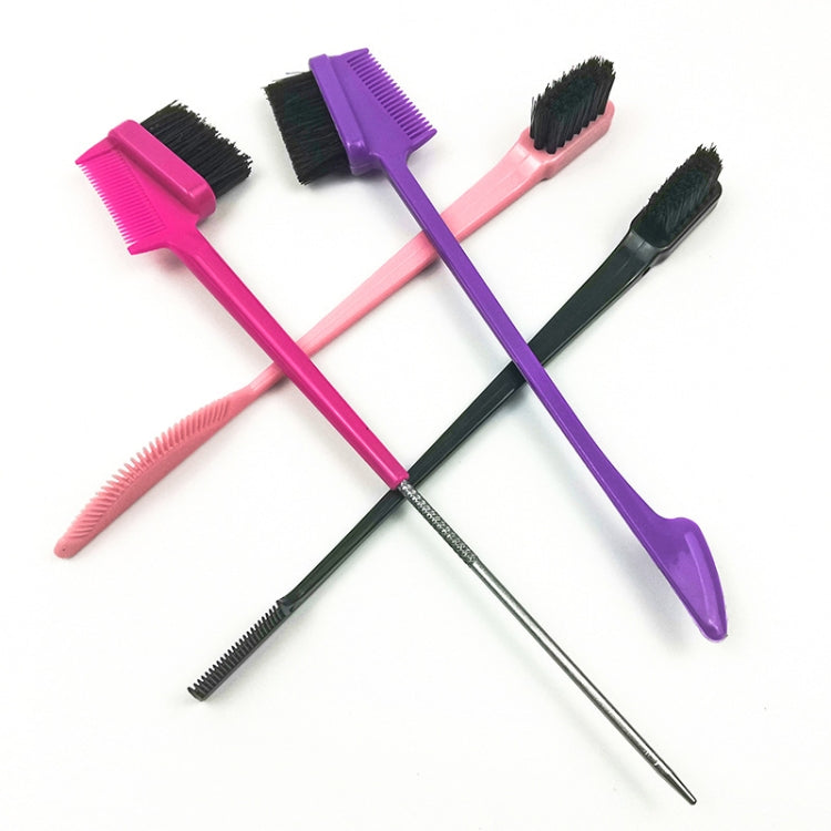 3 PCS Eyebrow Brush Eyelash Comb Set Hairline Comb Eyebrow Trimming Tool(A) - Makeup Brushes by PMC Jewellery | Online Shopping South Africa | PMC Jewellery