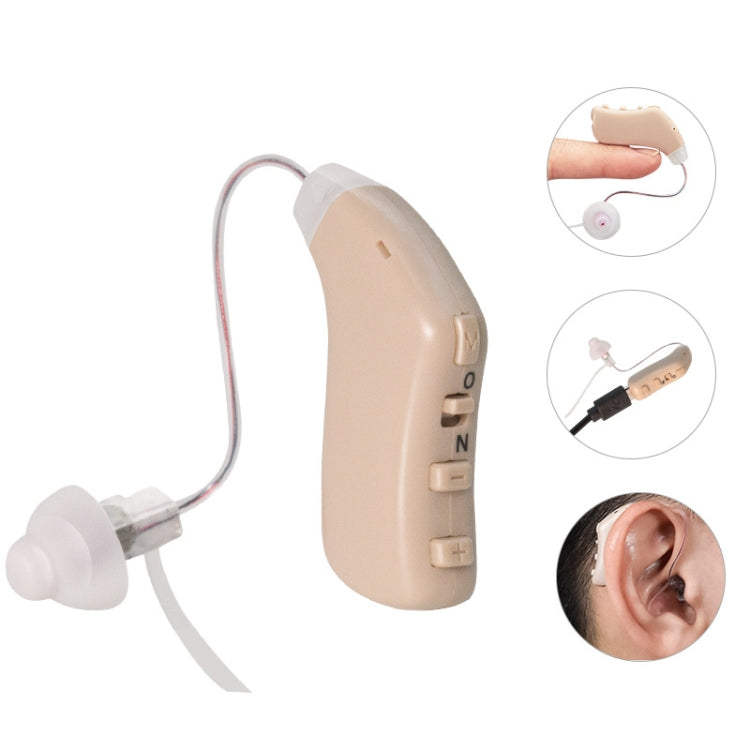 G28 Old Man Hearing Aid Sound Amplifier Sound Collector, Style: Left Ear(Blue) - Hearing Aids by PMC Jewellery | Online Shopping South Africa | PMC Jewellery