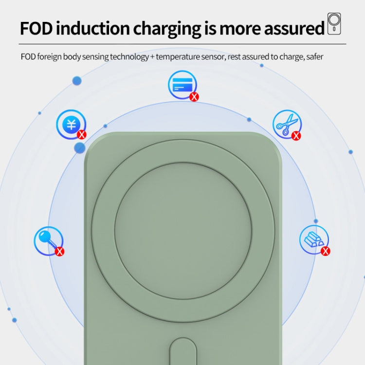 N16 10W Car Air Outlet + Suction Cup Magsafe Magnetic Phone Universal Wireless Charger Holder(Black) - Wireless Charger Holders by PMC Jewellery | Online Shopping South Africa | PMC Jewellery