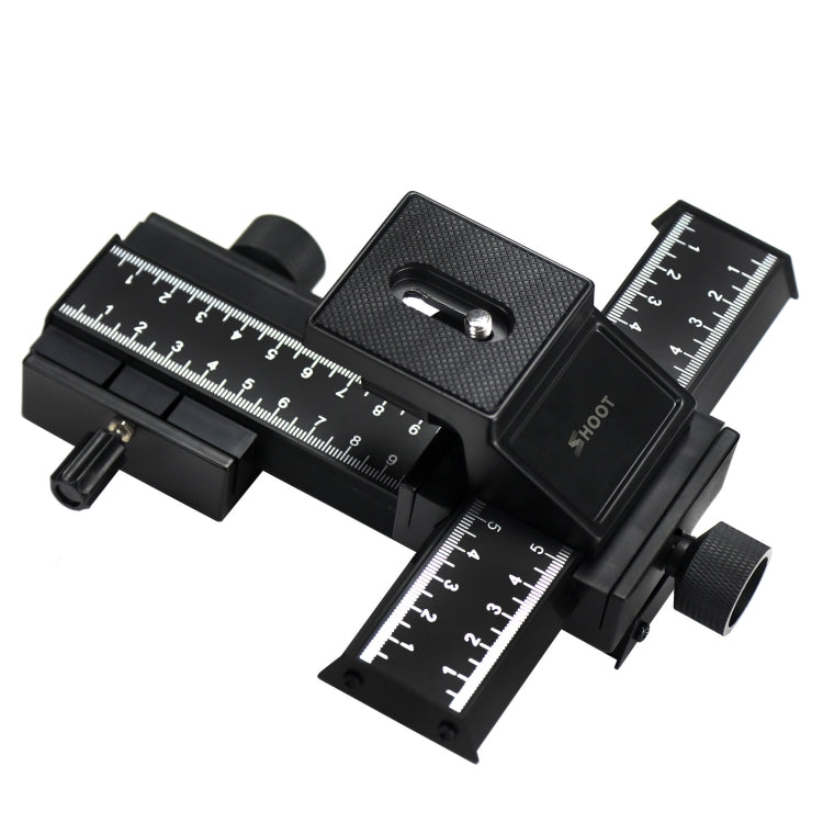 Shoot 4-Way Macro Focusing Focus Rail Slider / Close-Up Shooting Rail Slider - Camera Slider by Shoot | Online Shopping South Africa | PMC Jewellery