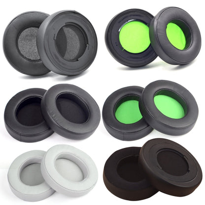 2 PCS Headset Sponge Case For Razer BlackShark V2/V2X/V2SE, Colour: Round(Black Green Net) - Earmuff & Pad by PMC Jewellery | Online Shopping South Africa | PMC Jewellery