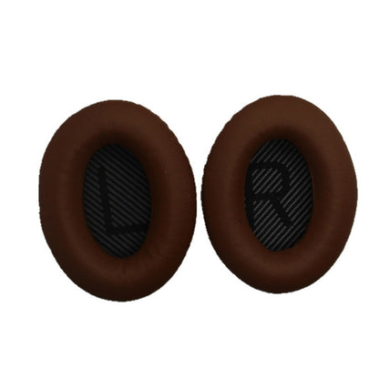 2 PCS Headset Sponge Cover For BOSE QC15 / QC3 / QC2 / QC25 / AE2 / AE2i(Coffee  + Black LR) - Earmuff & Pad by PMC Jewellery | Online Shopping South Africa | PMC Jewellery