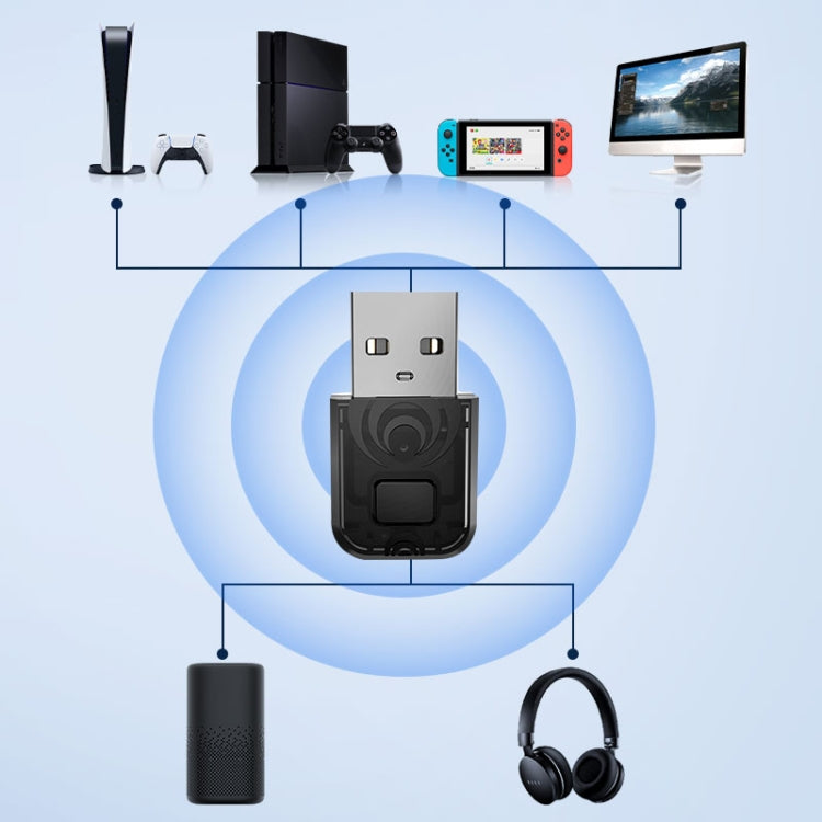 ALPS2005 Bluetooth Audio Transmitter Adapter Receiver For PS5 / PS4 / Switch - Adapter & Cables by PMC TechLife | Online Shopping South Africa | PMC TechLife
