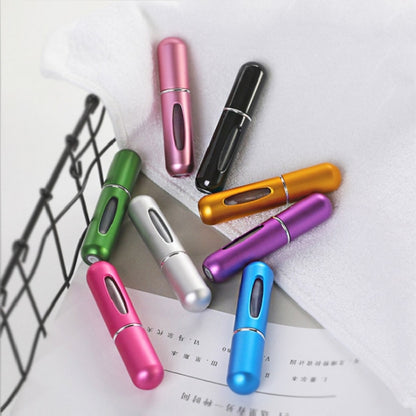 5 PCS 5ml Mini Perfume Spray Bottle With Bottom Filling Self-Pump Type Travel Portable Sub-Bottling Bottle Random Colour Delivery - Cosmetics bottle by PMC Jewellery | Online Shopping South Africa | PMC Jewellery