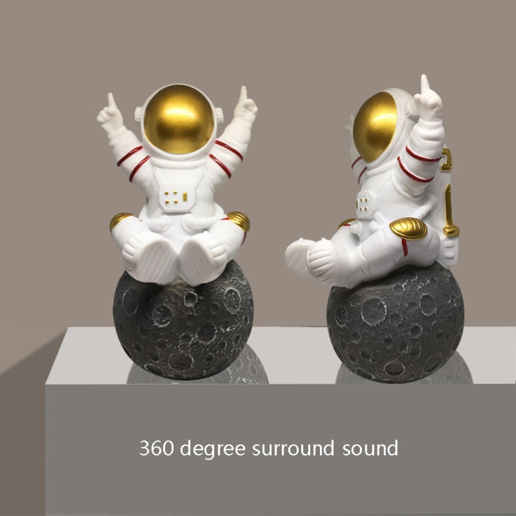 Wireless Bluetooth Small Speaker TWS Mini Portable Astronaut Audio(Gold) - Mini Speaker by PMC Jewellery | Online Shopping South Africa | PMC Jewellery