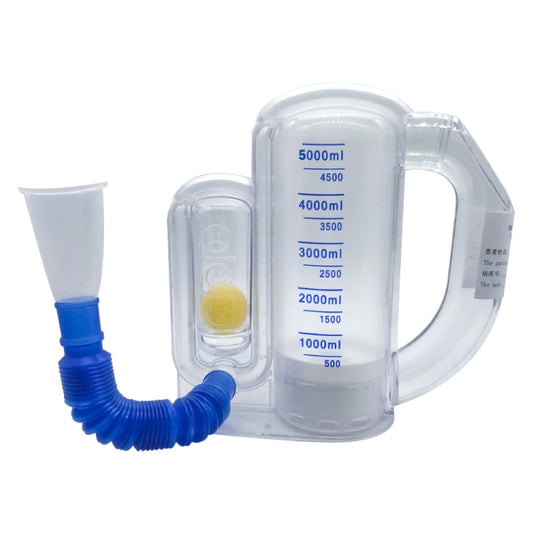 Respiratory Training Device Lung Capacity Training Pulmonary Function Exercise Rehabilitation Device, Specification: Single Ball  5000ml - Others by PMC Jewellery | Online Shopping South Africa | PMC Jewellery