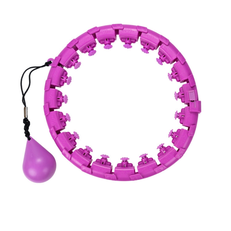 Weighted Fitness Hoop Abdomen Circle, Specification: 28 Knots (Purple) - Fitness Circles by PMC Jewellery | Online Shopping South Africa | PMC Jewellery