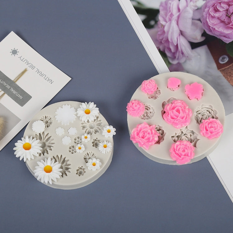 Flower Mold DIY Crystal Drip Silicone Mold, Specification: Small Daisy - free shipping - PMC TechLife - Order now!