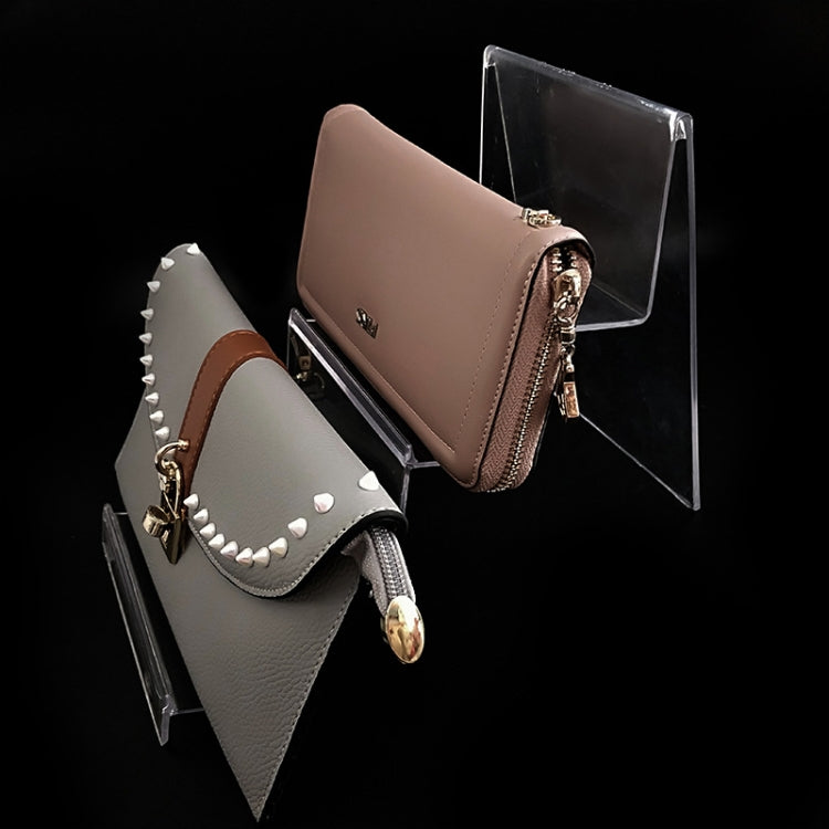 10 PCS Thickened Transparent Wallet Holder Plastic Phone Mask Display Stand Counter Display Stand,Specification: No. 4 4 Layer - Desktop Holder by PMC TechLife | Online Shopping South Africa | PMC TechLife