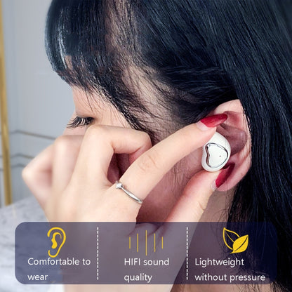 TWS-23 Wireless Sports Mini Bluetooth Earphone Semi-In-Ear 5.1 Game Headset(Skin Color) - Bluetooth Earphone by PMC Jewellery | Online Shopping South Africa | PMC Jewellery