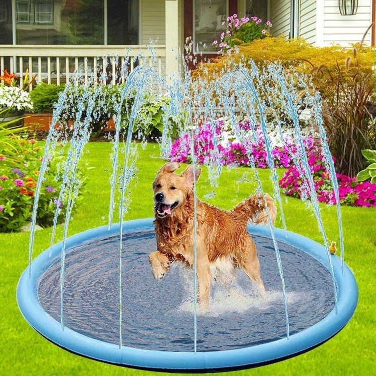 FY008 PVC Pet Sprinkler Mat Outdoor Lawn Water Fun Mat, Diameter: 150CM - Water Fun & Sand Toys by PMC Jewellery | Online Shopping South Africa | PMC Jewellery