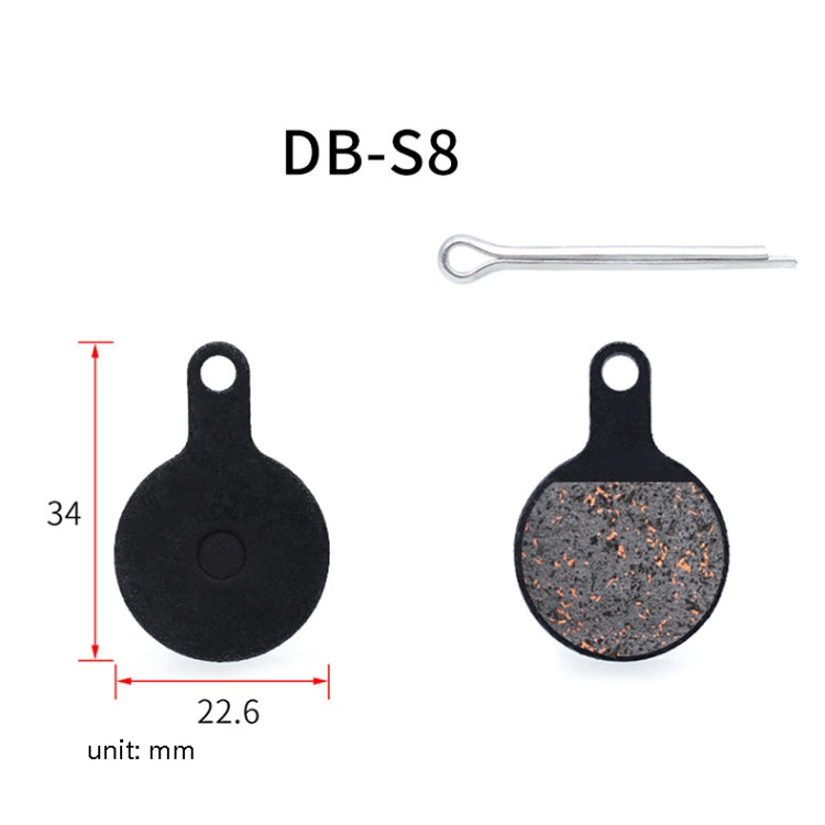 3 Pairs Mountain Bike Semi-Metallic Brake Pads M355 Oil Disc BB5 Resin Disc Brakes, Bagged(DB-S8) - Bicycle Brake Parts by PMC Jewellery | Online Shopping South Africa | PMC Jewellery